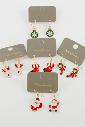 2025 Yılbaşı Mineli Küpe