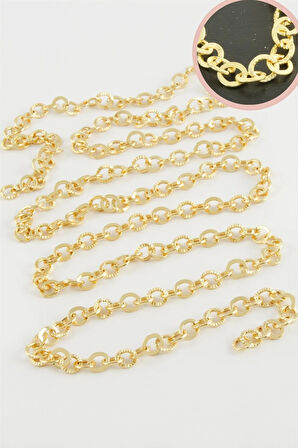 6 mm Noktalı Halka Zincir 1 metre
