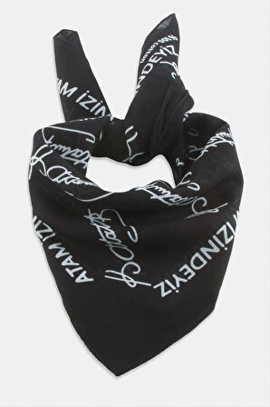 Atatürk Desenli Bandana 50*50