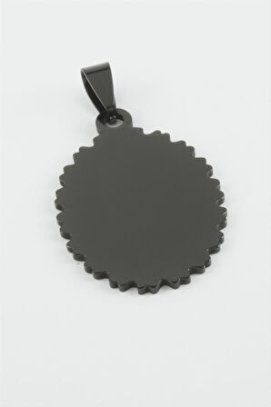 Oval İsim Yazılabilir Çelik Kolye Ucu 2,5*4 cm