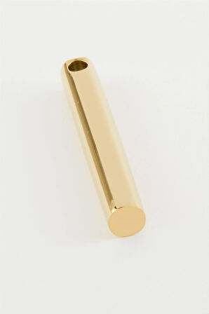 Silindir İsim Yazılabilir Çelik Kolye Ucu 0,6*3,5 cm