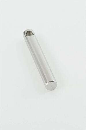 Silindir İsim Yazılabilir Çelik Kolye Ucu 0,6*3,5 cm