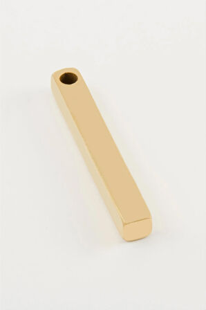 Çubuk İsim Yazılabilir Çelik Kolye Ucu 0,5*4 cm