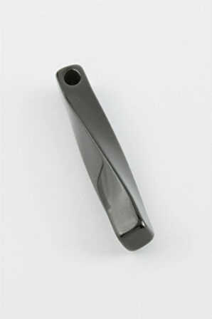 Burgulu İsim Yazılabilir Çelik Kolye Ucu 0,5*4 cm