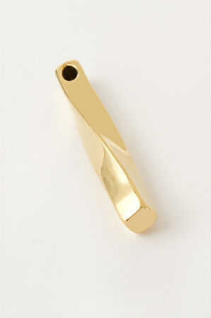 Burgulu İsim Yazılabilir Çelik Kolye Ucu 0,5*4 cm