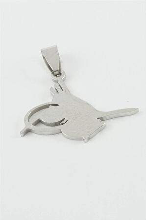 Tuğra Çelik Kolye Ucu 2,8 cm