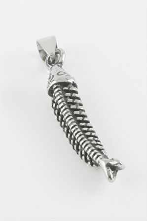 Balık Çelik Kolye Ucu 3,5 cm