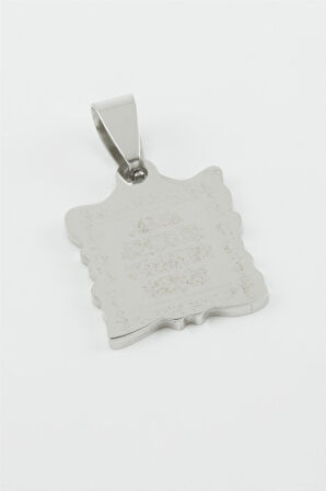 Dua Yazılı Çelik Kolye Ucu 2 cm