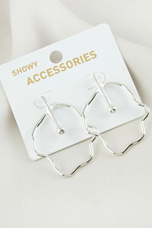 Bulut İnci Metal Küpe