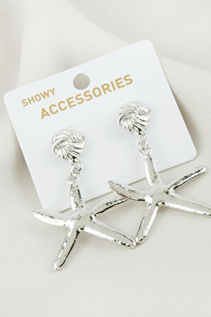 Deniz Yıldızı Metal Küpe