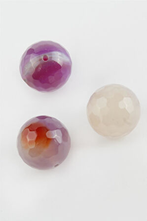 Ametist Doğaltaş Kolye Ucu 2 cm