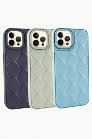 iPhone 14 Pro Max Prizma Desenli Lüx Liza Kılıf