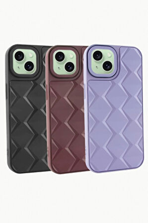 iPhone 15 Prizma Desenli Lüx Liza Kılıf