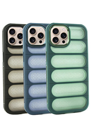 iPhone 16 Pro Max Noktalı Lüx Sas Kapak Kılıf