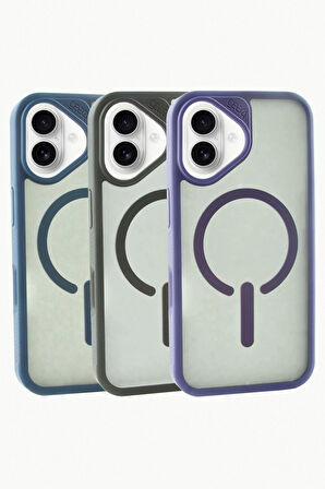 iPhone 16 Lüx Magsaff Kapak Kılıf