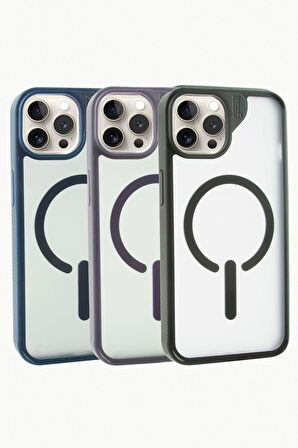 iPhone 16 Pro Max Lüx Magsaff Kapak Kılıf