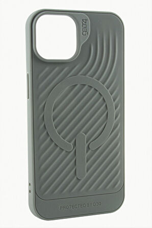 iPhone 12 6.1 Lüx Magsaff Gear Silikon Kılıf