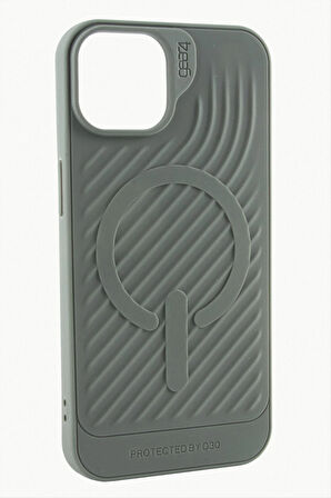 iPhone 14 6.1 Lüx Magsaff Gear Silikon Kılıf