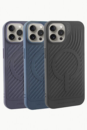 iPhone 15 Pro Lüx Magsaff Gear Silikon Kılıf