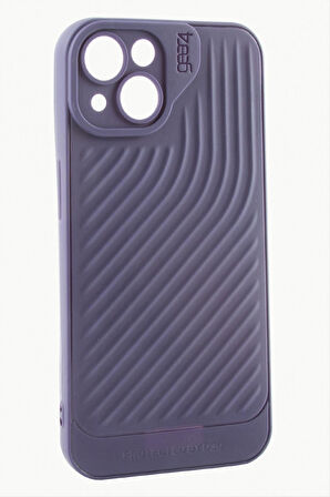 iPhone 13 6.1 Çizgili Lüx Gear Silikon Kılıf