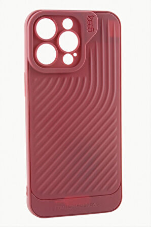 iPhone 14 Pro Max Çizgili Lüx Gear Silikon Kılıf