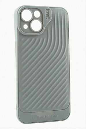 iPhone 15 6.1 Çizgili Lüx Gear Silikon Kılıf
