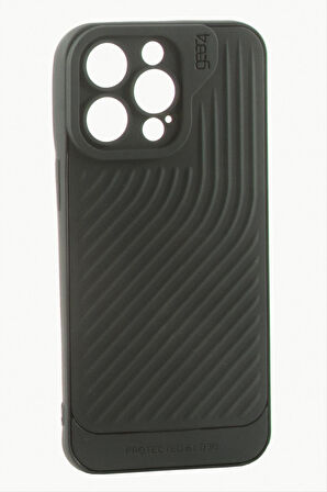 iPhone 15 Pro Max Çizgili Lüx Gear Silikon Kılıf