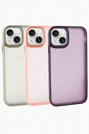 iPhone 15 Renkli Lüx Newxu Silikon Kılıf