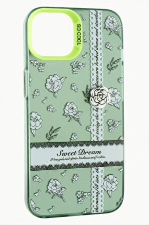 iPhone 14 Pro Max Gül Lüx Sweet Silikon Kılıf