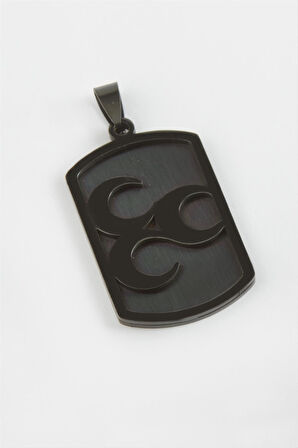 Hilal Çelik Kolye Ucu 4 cm