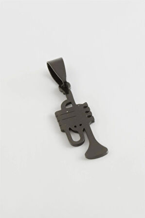 Trompet Çelik Kolye Ucu 3 cm