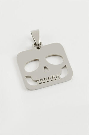 Kuru Kafa Çelik Kolye Ucu 2,5 cm