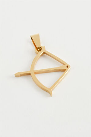 Yay Ok Çelik Kolye Ucu 2,5 cm