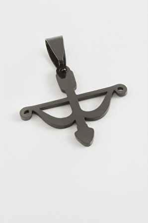 Yay Ok Çelik Kolye Ucu 2,5 cm