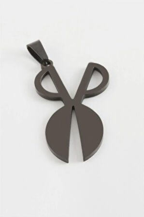 Makas Çelik Kolye Ucu 4 cm