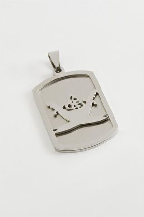 Kuluç Tuğra Çelik Kolye Ucu 2,5*4 cm