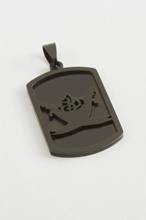 Kuluç Tuğra Çelik Kolye Ucu 2,5*4 cm