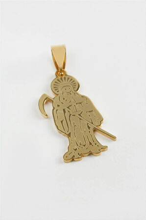 Azrail Çelik Kolye Ucu 3 cm