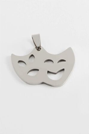 Hayalet Çelik Kolye Ucu 3 cm