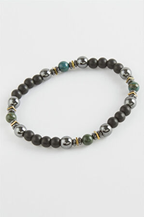 Ceyt Hematit Onix Doğaltaş Bileklik