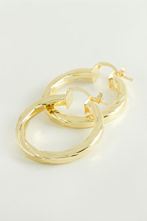 Ezme Halka Küpe 3 cm