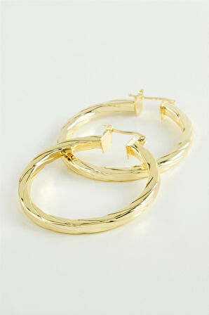 Ezme Halka Küpe 4,5 cm