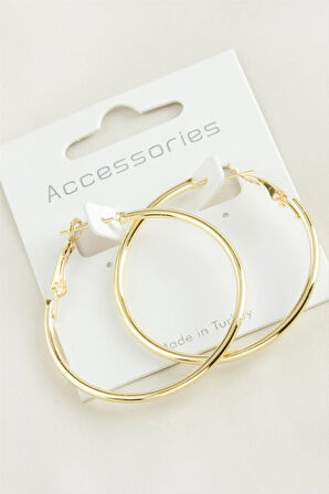 Boru Halka Küpe 4 cm