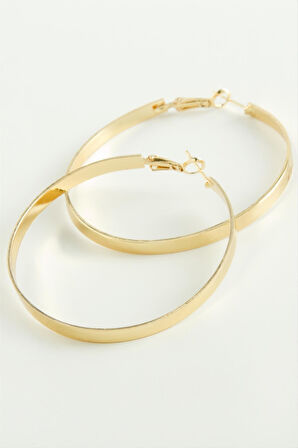 Bilezik Şekilli Trend Halka Küpe 5 cm