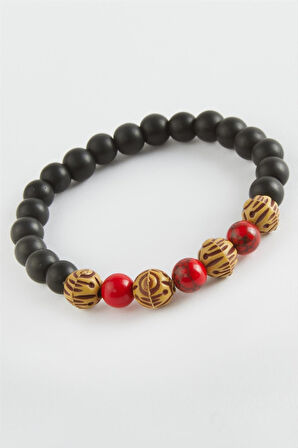 Hematit Onix Doğaltaş Bileklik