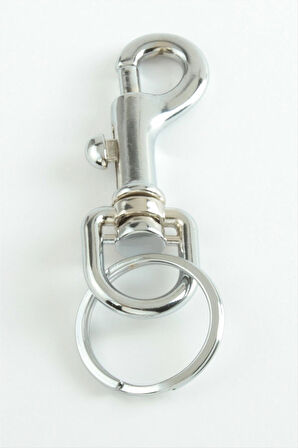 Gemici Kancalı Metal Anahtarlık Büyük