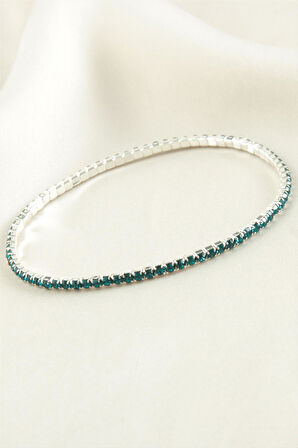 2 mm Minik Şerit Taşlı Suyolu Bileklik