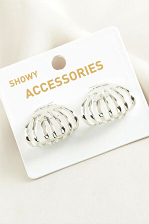 Yelpaze Trend Metal Küpe