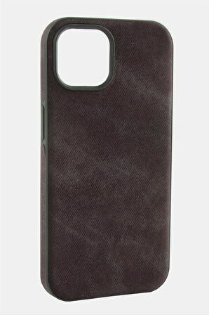 iPhone 15 Nubuk Lüx Velvet Silikon Kılıf