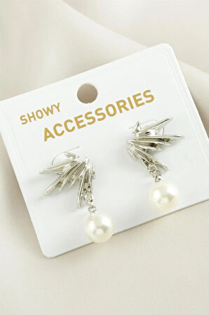 Yıldız Trend İnci Küpe